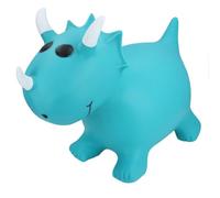 Maqulae Cavalcabile Gonfiabile Sul Giocattolo Triceratopo Cavallo Da Rimbalzo Simpatico E Comodo In PVC Con Pompa Di Aria Di Sicurezza Per Il Divertimento All'aria Aperta Dei Più