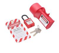 Maqulae Dispositivo di Blocco Presa Industriale Impermeabile, Set da 3 Pezzi Blocco Presa Elettrica per Area di Isolamento Elettrico, con Materiale in Polipropilene PP Ad Alta Resistenza