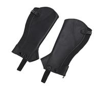 Maqulae Gambali da Equitazione, Eleganti e Comodi in Pelle Bovina con Cerniera a Tutta Lunghezza e Fascia Elastica, per Adulti.