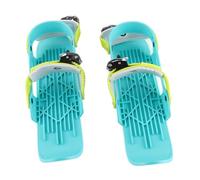 Maqulae Mini Pattini da Sci Pattini da Regolabili con Bordo in Metallo in Nylon Resistente per un Facile Arresto Taglia Unica per Tutti gli Adulti per Piste da Discesa Sport (Colorato)