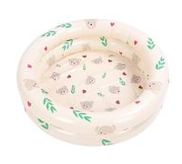 Maqulae Piscina Gonfiabile per Bambini - Piscina Gonfiabile da Cortile in PVC Pieghevole e Addensato e Vasca con Palline per Divertimento Al Chiuso e All'aperto (Orso Beige)