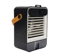 Maqulae Raffreddatore D'aria Personale, Ventilatore da Scrivania Silenzioso a 3 velocità da 100 Ml con Cassetto del Ghiaccio Specchio per Trucco Supporto per Telefono per Camera d (#2)