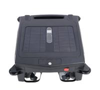 Maqulae Robot Solare per la Pulizia della Superficie della Piscina con Batteria da 2500 MAh e Impermeabile IPX7 per la Pulizia Automatica della Piscina con Autonomia di 5 Ore e Ri (Spina europea)