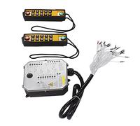 Maqulae Telecomando Wireless per Gru, Indicatore LED Custodia in ABS Ignifugo Telecomando Industriale con Protezione Multipla per Gru Trasportatori Attrezzature per L'estrazione del (ABS2)