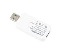 Maqulae Tester USB Display LCD Schermo a Colori Tester USB Misuratore di capacità di Tensione e Corrente Multimetro Monitor di Temperatura con Stato di Carica in Tempo Reale p (Bianca)