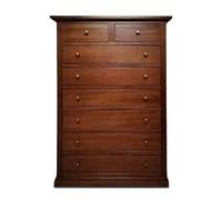 Mar.c.a. Design - Cassettiera in Legno 87x37x127 cm 6 Cassetti - Cassettiera Arte Povera Base Piatta Made in Italy