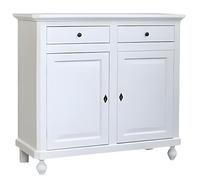 Mar.c.a. Design - Credenza Arte Povera 2 Ante 2 Cassetti in Legno 103x43x96 cm - Madia Legno Made in Italy