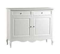 Mar.c.a. Design - Credenza Arte Povera con 2 Ante e 2 Cassetti - Madia Legno 145x49x116 cm con Piedini Made in Italy