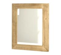 Mar.c.a. Design - Specchio da Parete Moderno 76x97x4 cm - Specchio con Cornice in Legno Massello - Made in Italy
