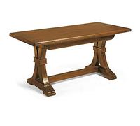 Mar.c.a. Design - Tavolo Rettangolare Allungabile da 180 a 360 cm in Stile Arte Povera - Tavolo in Legno Massello 180x100x78 cm - Made in Italy