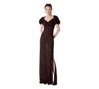 Mar De Margaritas - Abito lungo a mezza manica a palloncino - - Dresses - Donna - Nero - S