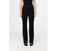 MAR DE MARGARITAS Pantaloni straight a vita alta con chiusura a scomparsa XS Nero