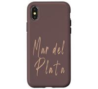 Mar del Plata Argentina Design elegante vintage Custodia per iPhone X/XS