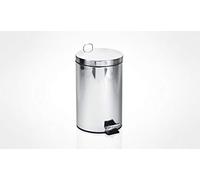 Mar Plast A54900 - Secchio a pedale in acciaio INOX, 12 l, 400 x 310 x 250 mm