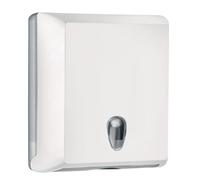MAR PLAST - A70610AW - Dispenser asciugamani piegati Ecolored - 29 x 10,5 x 30,5 cm - bianco - Mar Plast - 73966 - Conf. da 1 Pz. - A70610AW