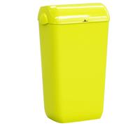 MAR PLAST - A74049F1 - Cestino gettacarte Skin - con coperchio - 54,5 x 22,5 x 33,5 cm - 23 L - giallo fluo - Mar Plast - 96772 - Conf. da 1 Pz. - A74049F1