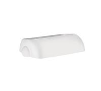 Mar Plast A74401BI - Coperchio per cestino della carta, modello 742, bianco "Soft Touch", 90 x 225 x 335 mm