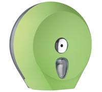 Mar Plast A75610VE - Carta igienica Mini Jumbo, Soft Touch, 273 x 128 x 270 mm, colore: Verde/Trasparente