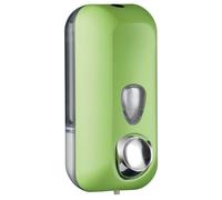 Dispenser di sapone liquido a parete Verde con pulsante 228x90x102mm Marplast