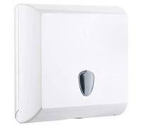 Mar Plast Dispenser Fogli in Carta Asciugamani a V e C Bianco in plastica