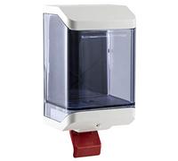 Mar Plast Dispenser Sapone Liquido in PLASTICA A RIEMPIMENTO LT.1,20 A Leva Bianco/Trasparente