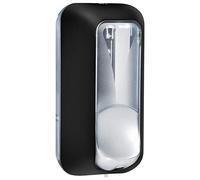 Mar Plast Dispenser Sapone n. 891 | Colore Nero | per Sapone Liquido a riempimento | da Parete | Design Originale Colored Edition | capacità 0,55 l