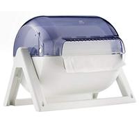 Mar Plast Supporto CARENATO per Bobina in Carta Industriale CARENATO in PLASTICA Trasparente da APPOGGIO O da Muro