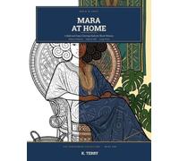 Mara at Home: A Bold and Easy Coloring Book for Black Women | 40 Large Print African Pattern Designs, Natural Hair, Locs, Braids and Afrohemian Home Scenes for Relaxation