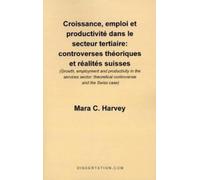 Mara C Harvey Croissance, Emploi Et Productivite Dans le Secteur Ter (Tascabile)