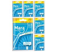 MARA EXPERT - Spazzole Interdentali, Blu, 1,1-1,2 mm, ISO 3 Medi, 6 x 32, Riutilizzabili