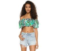 Mara Hoffman fuori Il Spalla Top Corto 95590 Nuovo