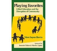 Mara Sapon-Shevin Playing Favorites (Tascabile)