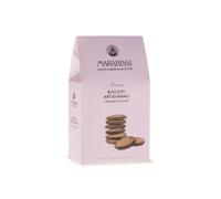 Marabissi® | Biscotti Artigianali Caramello Salato | Biscotti Pasticceria Toscana | Astuccio Biscotti Caramello Salato - 200 Gr