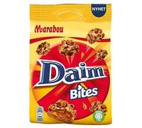 Marabou Daim Bites - Originale cioccolato svedese al latte caramelle 145g
