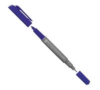 Marabu 01470003139 - Pennarello indelebile Graphix, con doppia punta da 1-2 mm e 0,5 mm, colori brillanti, ad asciugatura rapida, inchiostro a base di alcol, inodore e impermeabile, color prugna