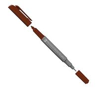 Marabu 01470003295 - Pennarello indelebile Graphix, con doppia punta da 1-2 mm e 0,5 mm, colori brillanti, ad asciugatura rapida, inchiostro a base di alcol, inodore e impermeabile, colore: cacao