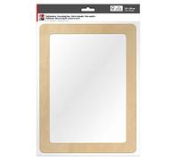 Marabu 0173000000061 - Cornice serigrafica in legno certificato FSC, dimensioni circa 33,7 x 24,9 x 0,5 cm, con tessuto serigrafato 51T, ideale per stampa tessile con inchiostri a base d'acqua