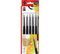 Marabu 017300020 - Set di 5 pennelli per modellismo