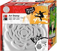 Marabu 027200004 - Type Stamp Rose, 16 x 16 cm