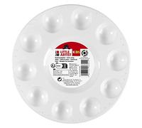 Marabu 03180000010 - Tavolozza di miscelazione in plastica Bianca Kids Little Artist con 11 Macchie di Colore