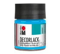 Marabu 11300005090 - Vernice acrilica trasparente a base d'acqua, 50 ml, resistente alle intemperie, alla saliva, per pittura, stencil e per decoupage