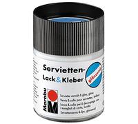 Marabu, 114205849, Vernice Lucida per decoupage, Trasparente, 50 ml Vernice e Adesivo Lucidi, 50 ml Trasparente