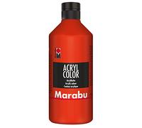 Marabu 120175006 - Acrylcolor, 500 ml di vermiglio,