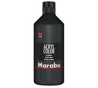 Marabu 120175073 - Acrylcolor, 500 ml, Nero