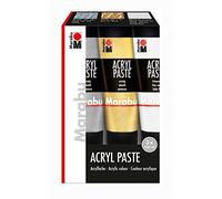 Marabu 120200087 - Paste acriliche - Ordina, 3 x 100 ml