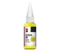 Marabu 12160059321 - Inchiostro ad alcool giallo fluo, 20 ml, inchiostro alcolico, per Fluid Art, Resin Art e resina epossidica, per superfici non assorbenti, carta speciale rivestita, metallo, ceramica e vetro