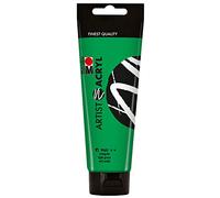 Marabu 12200044960 Artist Acrilico verde chiaro, 120 ml, pittura acrilica fine di qualità artistica, a base d'acqua, consistenza pastosa, altamente pigmentata, ottima brillantezza e opacità