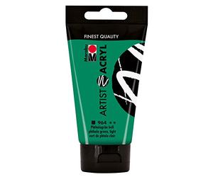Marabu 122002964 - Artist Acrilico, 75 ML, phtalogruen Hell