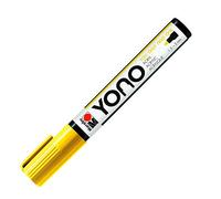 Marabu 12400103019-Pennarello YONO Giallo 019, Versatile, con Punta Tonda Giapponese, Base d'Acqua, Resistente alla Luce e Impermeabile, per Quasi Tutte Le superfici, 1,5-3 mm