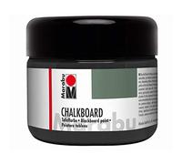 Marabu 12750025875 - Vernice per lavagna calcarea, colore nero, 225 ml, colore acrilico coprente, scrivibile con gesso e cancellabile con un panno umido, impermeabile e resistente alla luce